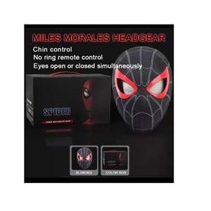 ماسک صورت مرد عنکبوتی فک دار مشکی Spider-Man Headgear_اسباب بازی